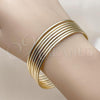 Oro Laminado Semanario Bangle, Gold Filled Style Polished, Golden Finish, 5.232.002.05.5