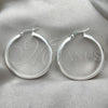 Sterling Silver Medium Hoop, Polished, Silver Finish, 02.389.0104.30
