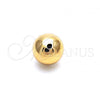 Oro Laminado Bead, Gold Filled Style Ball Design, Polished, Golden Finish, 5.234.028.12.100