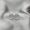 Sterling Silver Stud Earring, Polished, Silver Finish, 02.407.0010
