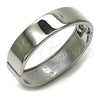 Rhodium Plated Individual Bangle, Polished, Rhodium Finish, 07.215.0017.1.05