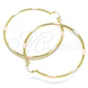 Oro Laminado Extra Large Hoop, Gold Filled Style Polished, Tricolor, 5.134.016.1.70