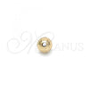 Oro Laminado Bead, Gold Filled Style Ball Design, Diamond Cutting Finish, Golden Finish, 5.234.026.06.100