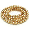 Oro Laminado Bead, Gold Filled Style Ball Design, Polished, Golden Finish, 5.234.028.12.100