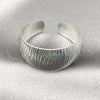 Rhodium Plated Individual Bangle, Polished, Rhodium Finish, 07.432.0003.1