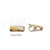 Oro Laminado Lock, Gold Filled Style Polished, Golden Finish, 5.234.017
