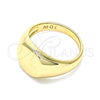 Oro Laminado Baby Ring, Gold Filled Style Polished, Golden Finish, 01.185.0015.03 (Size 3)