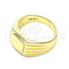 Oro Laminado Baby Ring, Gold Filled Style Polished, Golden Finish, 01.185.0013.03 (Size 3)