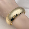 Oro Laminado Individual Bangle, Gold Filled Style Chunky Design, Polished, Golden Finish, 07.307.0022.05