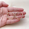 Oro Laminado Medium Hoop, Gold Filled Style Polished, Golden Finish, 02.213.0816.30