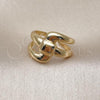 Oro Laminado Elegant Ring, Gold Filled Style Polished, Golden Finish, 01.310.0037