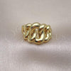 Oro Laminado Elegant Ring, Gold Filled Style Polished, Golden Finish, 01.341.0120