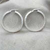 Sterling Silver Medium Hoop, Diamond Cutting Finish, Silver Finish, 02.389.0119.30