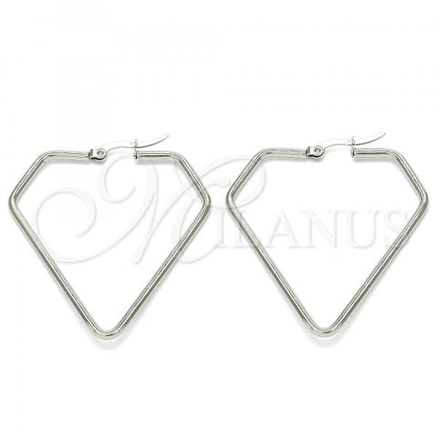 Stainless Steel Medium Hoop, Polished, Steel Finish, 02.356.0003.40