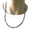 Stainless Steel Necklace and Bracelet, Polished, Steel Finish, 06.363.0012