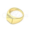Oro Laminado Baby Ring, Gold Filled Style Polished, Golden Finish, 01.185.0014.03 (Size 3)
