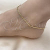 Oro Laminado Basic Anklet, Gold Filled Style Mariner Design, Polished, Golden Finish, 5.222.027.10