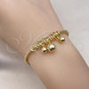 Oro Laminado Fancy Bracelet, Gold Filled Style Ball Design, Polished, Golden Finish, 03.213.0267.07