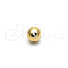 Oro Laminado Bead, Gold Filled Style Ball Design, Polished, Golden Finish, 5.234.028.10.100