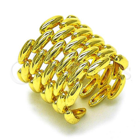 Oro Laminado Elegant Ring, Gold Filled Style Polished, Golden Finish, 01.196.0030
