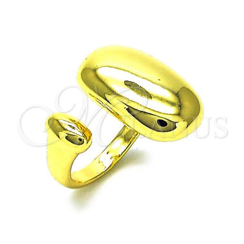 Oro Laminado Elegant Ring, Gold Filled Style Polished, Golden Finish, 01.341.0117
