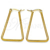 Stainless Steel Small Hoop, Polished, Golden Finish, 02.356.0001.25