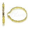 Oro Laminado Medium Hoop, Gold Filled Style Diamond Cutting Finish, Golden Finish, 02.170.0520.40