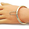 Oro Laminado Individual Bangle, Gold Filled Style Polished, Golden Finish, 07.185.0020.05