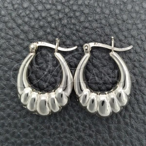 Sterling Silver Small Hoop, Polished, Silver Finish, 02.393.0003.20