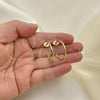 Oro Laminado Medium Hoop, Gold Filled Style Polished, Golden Finish, 5.124.024