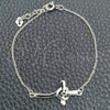Sterling Silver Fancy Bracelet, Cross Design, Polished, Silver Finish, 03.395.0021.07