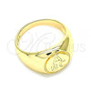 Oro Laminado Baby Ring, Gold Filled Style Polished, Golden Finish, 01.185.0016.05 (Size 5)