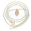 Sterling Silver Pendant Necklace, Polished, Rose Gold Finish, 04.332.0001.1.16
