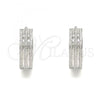 Stainless Steel Huggie Hoop, Matte Finish, Steel Finish, 02.384.0011.12