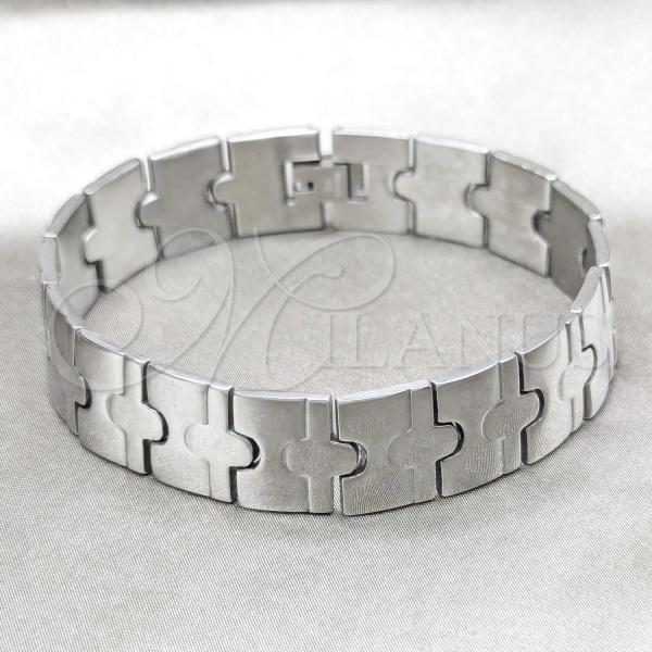Stainless Steel Solid Bracelet, Polished, Steel Finish, 03.63.22928.08