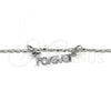 Rhodium Plated Pendant Necklace, Polished, Rhodium Finish, 04.106.0029.1.20