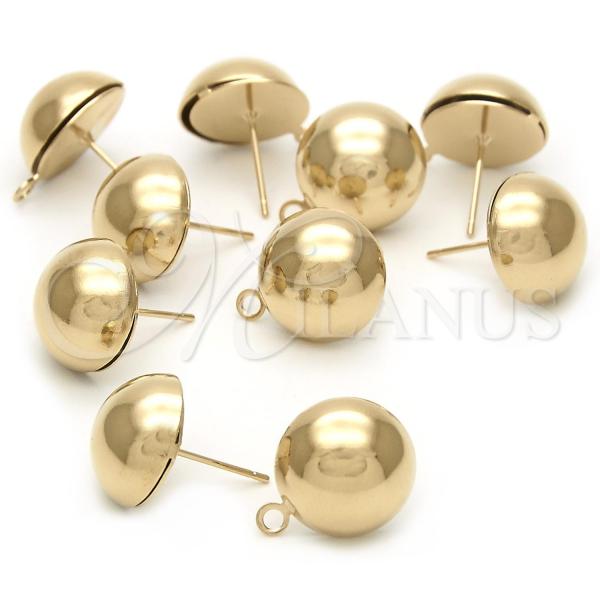 Oro Laminado Lock, Gold Filled Style Polished, Golden Finish, 12.63.0013