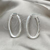 Sterling Silver Medium Hoop, Polished, Silver Finish, 02.389.0115.30