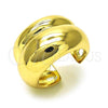 Oro Laminado Elegant Ring, Gold Filled Style Chunky Design, Polished, Golden Finish, 01.213.0041