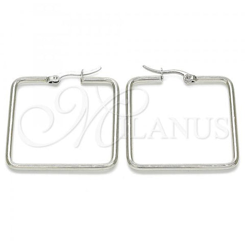 Stainless Steel Medium Hoop, Polished, Steel Finish, 02.356.0002.35