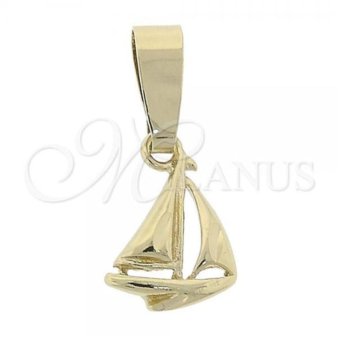 Oro Laminado Fancy Pendant, Gold Filled Style Golden Finish, 5.180.027