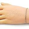 Oro Laminado Basic Bracelet, Gold Filled Style Bismark Design, Diamond Cutting Finish, Golden Finish, 04.213.0066.07