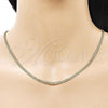 Oro Laminado Basic Necklace, Gold Filled Style Bismark Design, Polished, Golden Finish, 04.213.0262.22