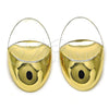 Oro Laminado Stud Earring, Gold Filled Style Polished, Golden Finish, 02.385.0032