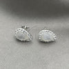 Sterling Silver Stud Earring, with Ivory Pearl, Polished, Silver Finish, 02.399.0056