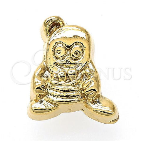 Oro Laminado Love Link Pendant, Gold Filled Style Golden Finish, 05.179.0043
