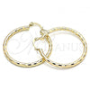Oro Laminado Medium Hoop, Gold Filled Style Polished, Golden Finish, 02.213.0156.40