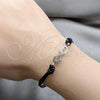 Stainless Steel Fancy Bracelet, Infinite Design, with White Crystal, Polished, Steel Finish, 03.63.22135.07