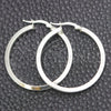 Sterling Silver Medium Hoop, Polished, Silver Finish, 02.389.0181.30