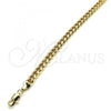 Oro Laminado Basic Bracelet, Gold Filled Style Miami Cuban Design, Polished, Golden Finish, 04.63.1400.08